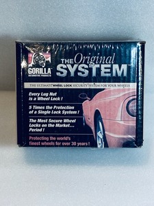 lot 29 image: New Gorilla Automotive Products, The Ultimate WHEEL LOCK Security System for Your Wheels