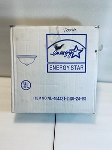 lot 89 image: Energy Star Light Ceiling Fixture, Satin Nickel