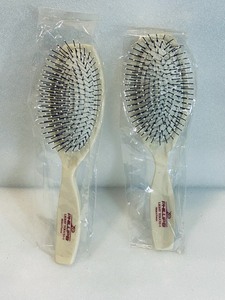 lot 95 image: Lot of 2 - New Phillips Light Touch-1 Hair Brushes 9 x 3, Light Beige