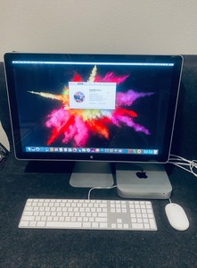 lot 48 image: Apple Mac Mini Mid 2011 A1347 8GB 1TB Intel Core i5 2.3GHz with 24in. Apple Cinema Display Monitor Grade B