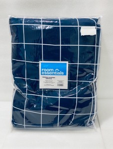 lot 8 image: New Room Essentials Reversible Microfiber TwinTwin Extra Long Comforter 66 W x 94 L in Blue