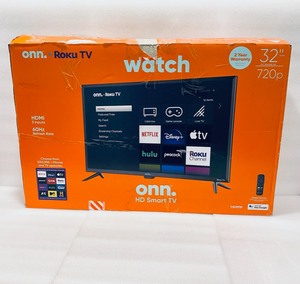lot 11 image: Onn. 32 Class HD 720P LED Roku Smart Tv, (100012589)