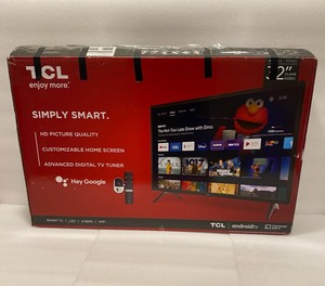 lot 27 image: TCL 32 Class HD LED 720P Android Smart TV 3-Series, 32S21
