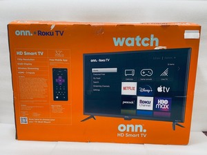 lot 31 image: Onn. 32 Class HD 720P LED Roku Smart Tv, (100012589)