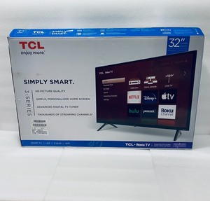 lot 43 image: TCL 32 Class 720P HD LED Roku Smart TV 3-Series, 32S331