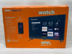 lot 87 image: Onn. 32 Class HD 720P LED Roku Smart Tv, (100012589)