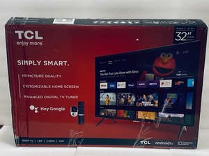 lot 95 image: TCL 32 Class HD LED 720P Android Smart TV 3-Series, 32S21
