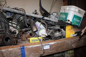 lot 43 image: Large Quantity of late model car parts mostly Chevy on  Shelf