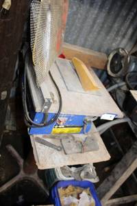 lot 96 image: 7 Portable Tile Saw and Stand