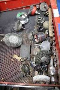 lot 29 image: Wire Brush Attachments, Drill Attachments