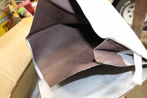 lot 132 image: Brown and Gray Car Seat Covers SIB