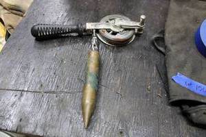 lot 156 image: Gauging Tape Plumb Bob
