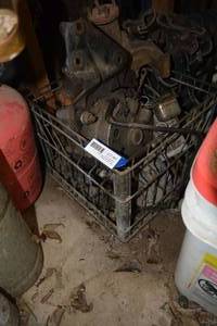 lot 65 image: Misc. Car Parts Alternator, Steering Pump and More