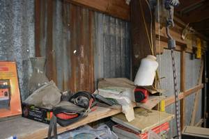 lot 107 image: Timing Light, Gravity Feed Blast Gun, Multimeter Reader
