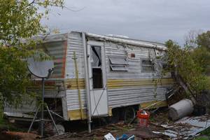 lot 174 image: 1972 Prowler Trailer 20Ft. long, No Title, mostly gutted inside