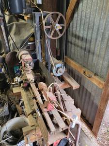 lot 105 image: Machining Lathe with Homemade Extension