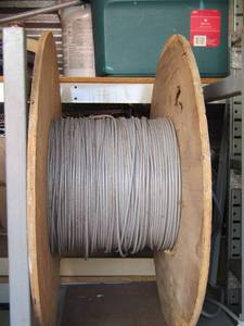 lot 47 image: Partially used large roll of wire