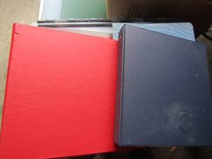 lot 76 image: Lot of new and used school work binders, 1-2-3 all colors