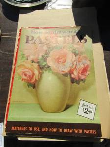 lot 154 image: Vintage drawing books, How to draw dogs By, Walter Foster, How to draw Pastels By, Walter Foster