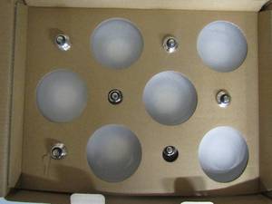 lot 66 image: Outdoor Floodlights LED - PAR38,  qty 12 all new in box