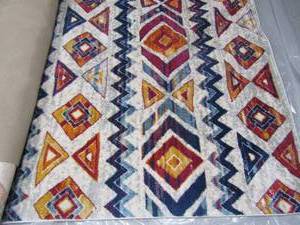 lot 17 image: Bali rug Multi color, 12 12 ft X 15 FT, very nice like new condition- Style E1815-30875