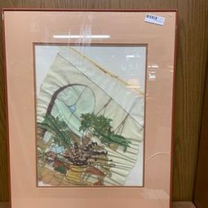lot 125 image: orientalAsian art on silk