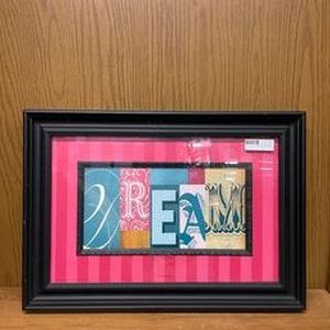 lot 91 image: DREAM framed print