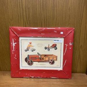 lot 137 image: Camionette picture in metal frame