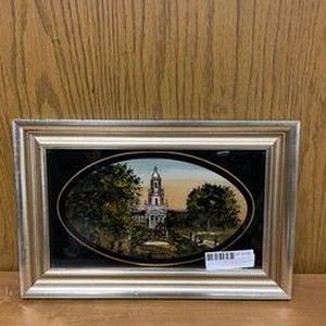 lot 108 image: Baylor University framed picture
