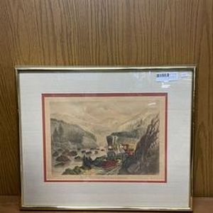 lot 106 image: Currier & Ives The Route To California