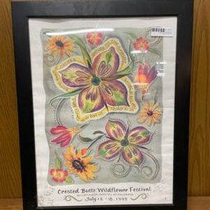 lot 117 image: Crested Butte Wildflower Festival 1999 poster