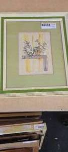 lot 150 image: watercolor painting by T. Faw