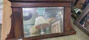 lot 162 image: antique mirror