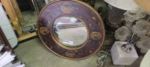 lot 164 image: round decorative mirror