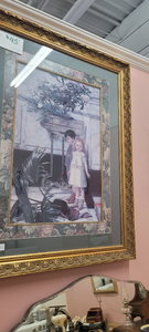 lot 191 image: picture in gold frame
