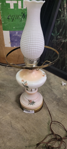 lot 193 image: vintage hand painted lamp