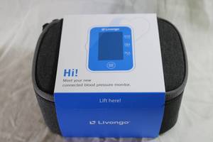 lot 15 image: Livongo connected blood pressure monitor in packaging. Model HT900 (SIB)