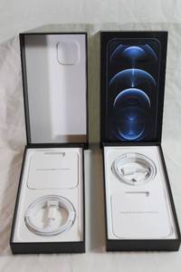 lot 12 image: (2) Apple iPhone 12Pro Cell Phone boxes, Model 12Pro. Boxes ONLY