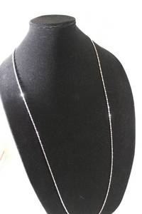 lot 85 image: Jewelry Sterling Silver long and short bead necklace. Marked 925 Made in Italy Milor 38L