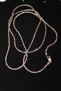 lot 461 image: Sterling Silver tinsel strand necklace. Marked 925 Italy Milor. 32L