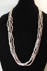 lot 438 image: Lee Sands branded cultured pearl necklaces (4 in total) with removable clasp. Each 32L. In original box with papers