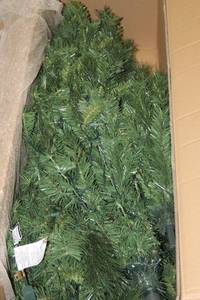 lot 295 image: Artificial Lighted Christmas Tree