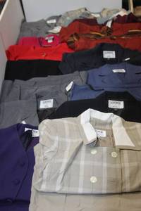 lot 526 image: Womens Clothes Size 6-10 Matching pants and tops outfits, some with tags