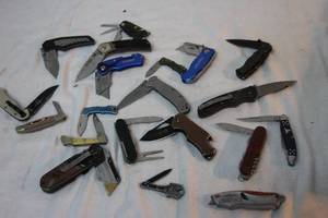 lot 548 image: Pocket Knives Buck, Old Timer, Kershaw, Kobalt, and more