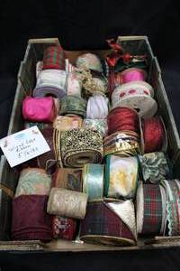 lot 265 image: Wire edge ribbons - 5.5 lbs. see pictures