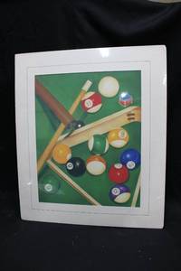 lot 123 image: Rack em up by Jennifer Goldberger signed print unopened