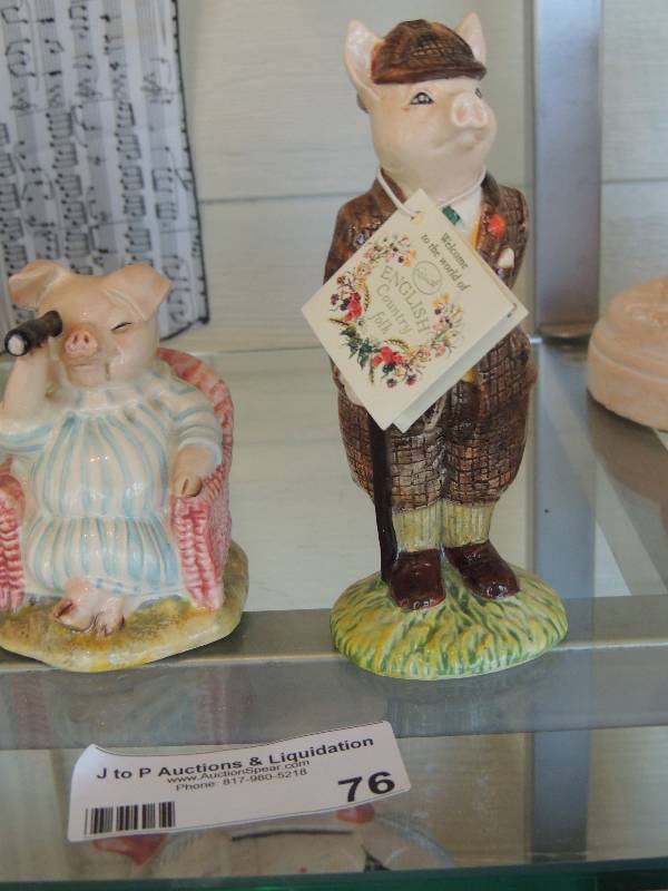 lot 76 image: PIGS
