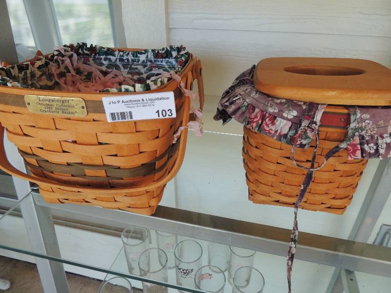 lot 103 image: LONGABERGER