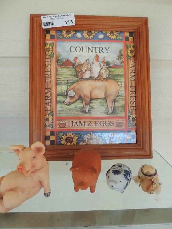 lot 113 image: PIGS