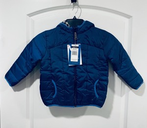 lot 31 image: New White Sierra Toddlers Puffer Jacket Size 4T #D2200T - Patriot Blue